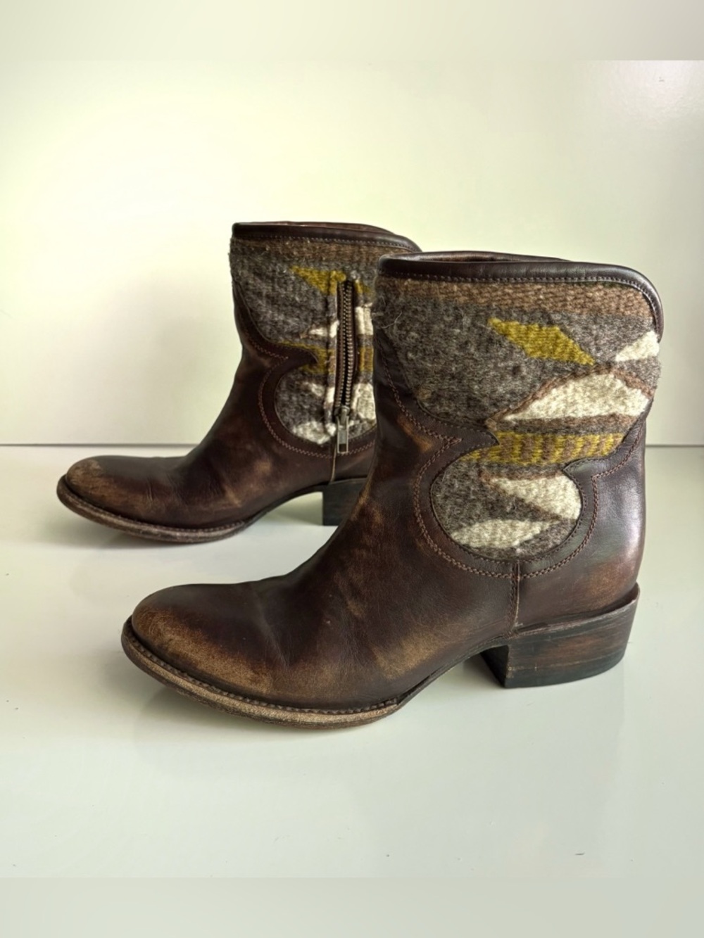 Freebird by Steven Cablo Western Ankle Boots Size 8M